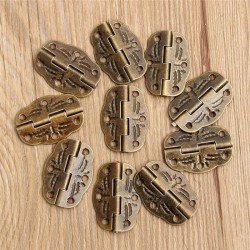 Antique door butt hinges 10 piecesFurniture