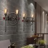Iron wheel - retro wall lampWall lights