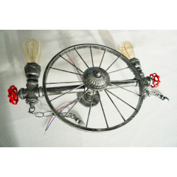 Iron wheel - retro wall lampWall lights