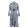 Vintage plaid dress with beltDresses