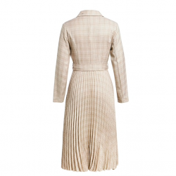 Vintage plaid dress with beltDresses