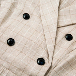 Vintage plaid dress with beltDresses