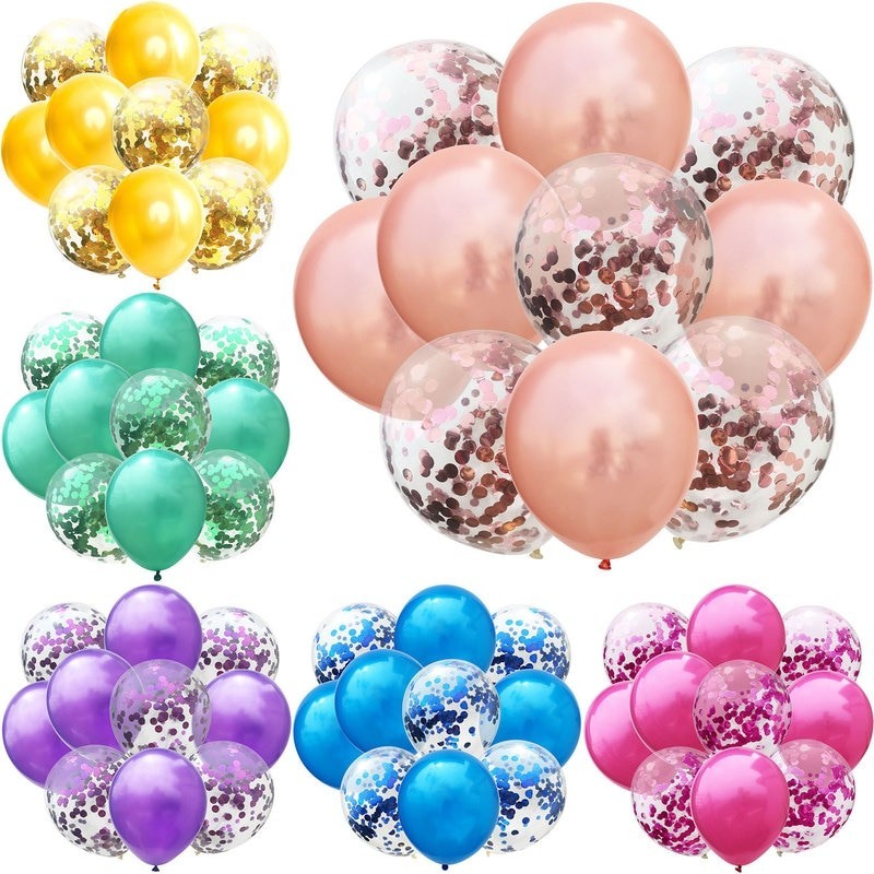 Decorative latex balloons 12" - 10 piecesBalloons