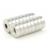 N35 neodymium magnet - strong ring 12 * 4 * 4mm 2 piecesN35