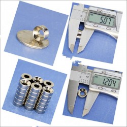 N35 neodymium magnet - super strong round ring 12 * 5 * 5mm 5 piecesN35