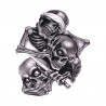 Car sticker with skull heads 17.3 * 15cmStickers