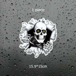 Car sticker with skull 15.9 * 15cmStickers