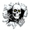 Car sticker with skull 15.9 * 15cmStickers