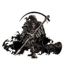 Skeleton of death - vinyl car sticker 13 * 10.1cmStickers
