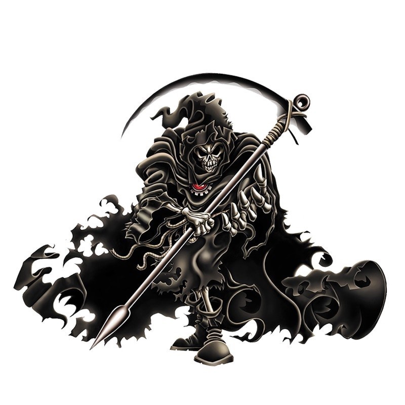 Skeleton of death - vinyl car sticker 13 * 10.1cmStickers