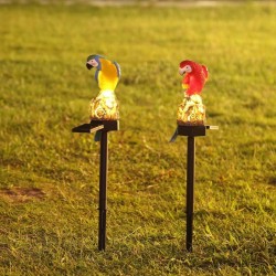 Solar powered LED parrot - garden lightSolar lighting