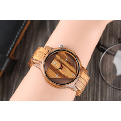 Geometric triangle - wooden Quartz watch - unisexWatches
