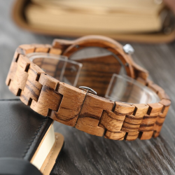 Geometric triangle - wooden Quartz watch - unisexWatches