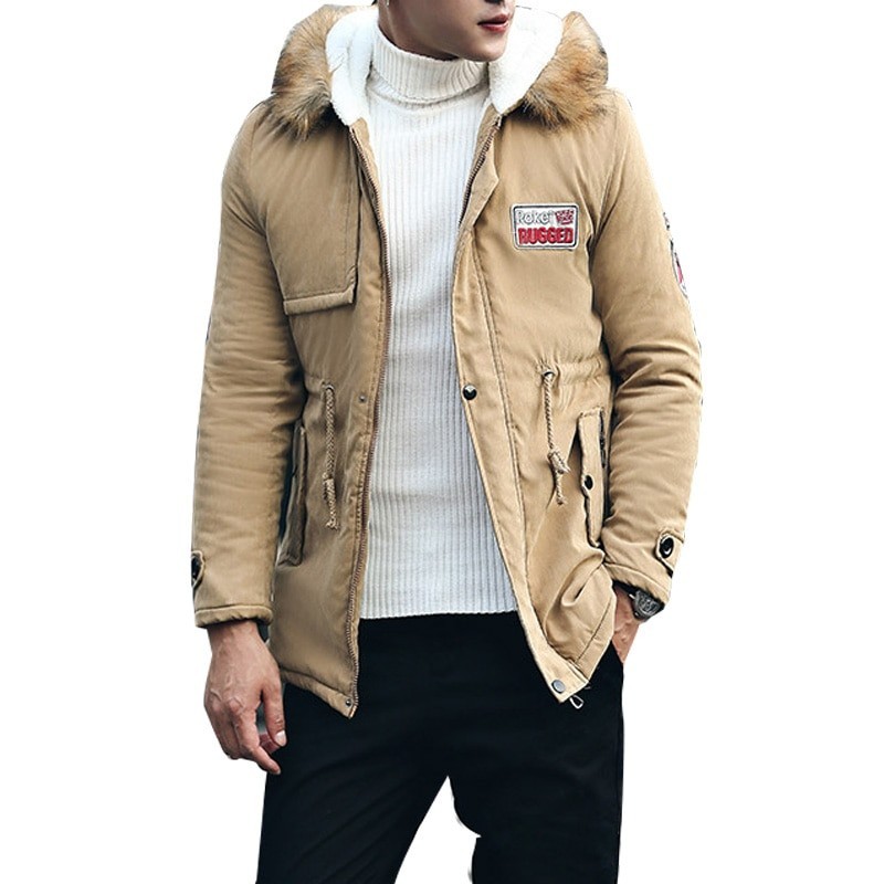 Winter hooded jacket - warm - slimJackets Winter hooded jacket - warm - slimJackets