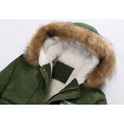 Winter hooded jacket - warm - slimJackets
