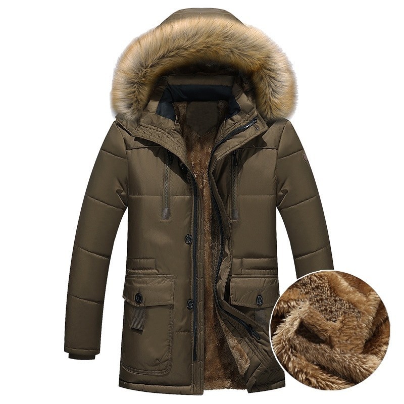 Thick warm hooded winter jacketJackets Thick warm hooded winter jacketJackets