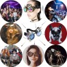 Steampunk & gothic glasses with rivets - vintage gogglesHalloween & Party