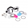 Steampunk & gothic glasses with rivets - vintage gogglesHalloween & Party