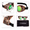 Steampunk & gothic glasses with rivets - vintage gogglesHalloween & Party