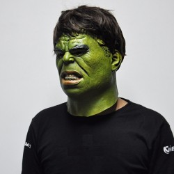Halloween realistic full face latex maskMasks