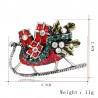 Christmas crystal broochesBrooches