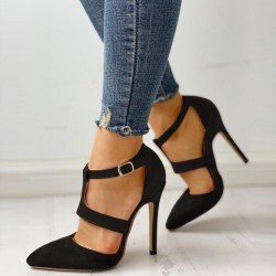 Elegant high heel pumps with buckleHigh heels