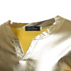 Shiny metallic t-shirt - short sleeveT-shirts
