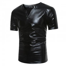 Shiny metallic t-shirt - short sleeveT-shirts