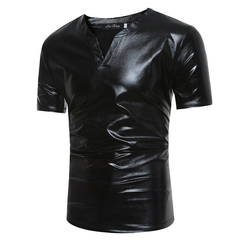 Shiny metallic t-shirt - short sleeveT-shirts