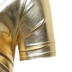 Shiny metallic t-shirt - short sleeveT-shirts