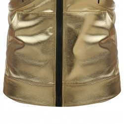 Shiny metallic hoodie - sleeveless vestHoodies & Sweatshirt
