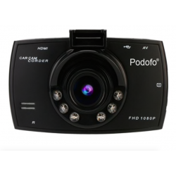 Podofo A2 car DVR camera - G30 full HD 1080P 140 degree - video recording - night vision - G-sensorDash cams