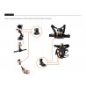 Octopus tripod - chest band mount for GoPro Hero 7 6 5 EKEN H9 Xiaomi Yi 4KGS65Mounts