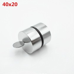 N35 N52 neodymium magnet - strong round metal magnet 40 * 20mm 2 piecesN52