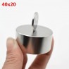 N35 N52 neodymium magnet - strong round metal magnet 40 * 20mm 2 piecesN52