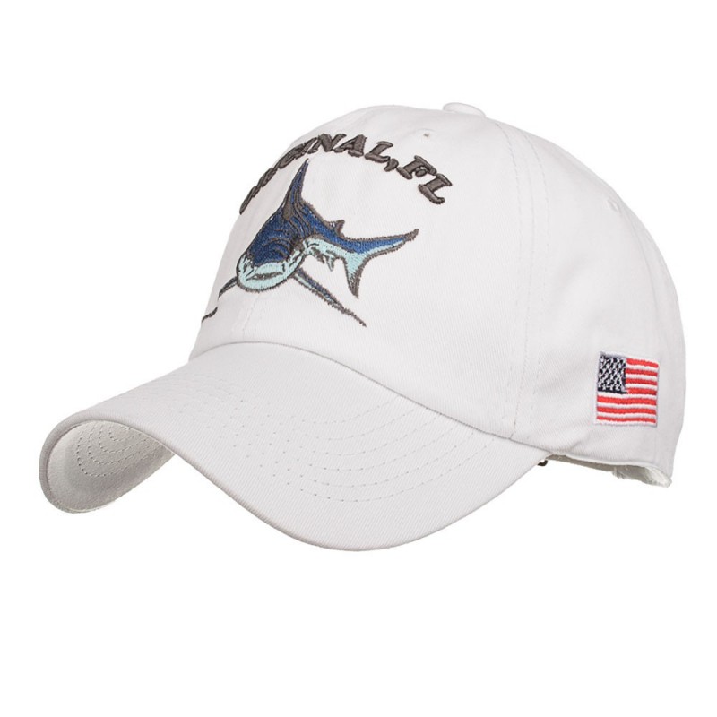 Vintage original Shark - embroidery cotton baseball cap - unisexHats & Caps