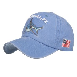 Vintage original Shark - embroidery cotton baseball cap - unisexHats & Caps