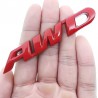 3D AWD - car sticker - chromeStickers