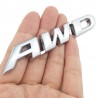 3D AWD - car sticker - chromeStickers