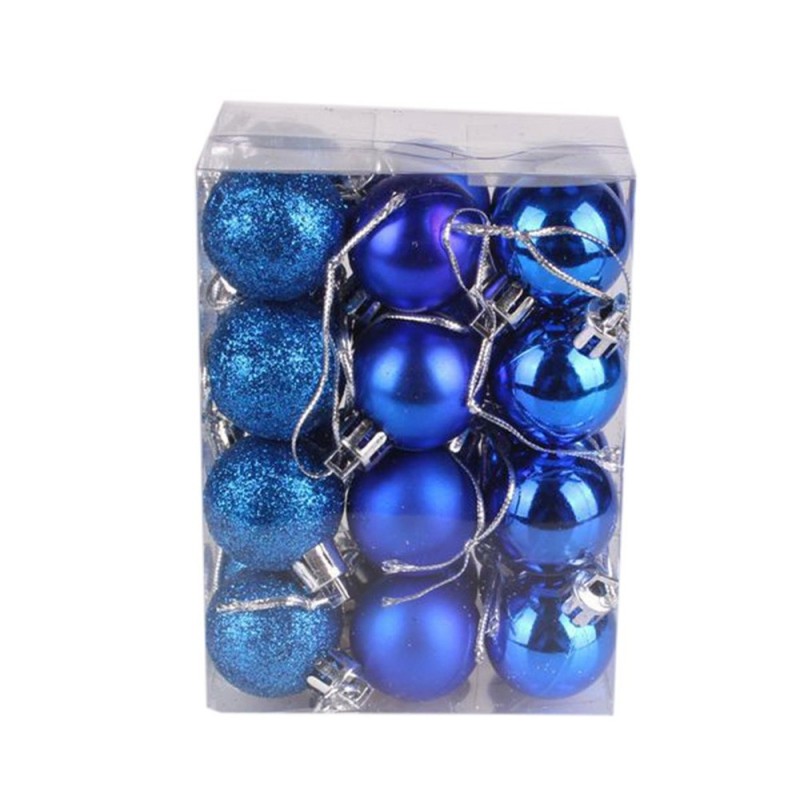 Christmas tree balls - 24 piecesChristmas