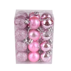 Christmas tree balls - 24 piecesChristmas