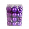 Christmas tree balls - 24 piecesChristmas