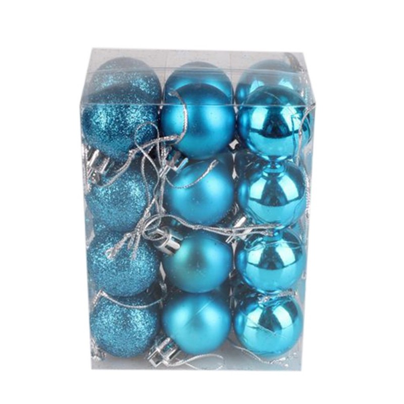 Christmas tree balls - 24 piecesChristmas