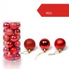 Christmas tree balls - 24 piecesChristmas