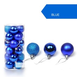 Christmas tree balls - 24 piecesChristmas
