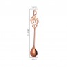 Decorative spoon with music note for tea & coffee & desserts - stainless steelCutlery