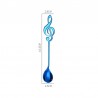Decorative spoon with music note for tea & coffee & desserts - stainless steelCutlery