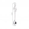 Decorative spoon with music note for tea & coffee & desserts - stainless steelCutlery
