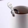 Stainless steel spoon with skullCutlery