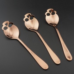 Skull shaped stainless steel spoon for tea & coffee & dessertsCutlery